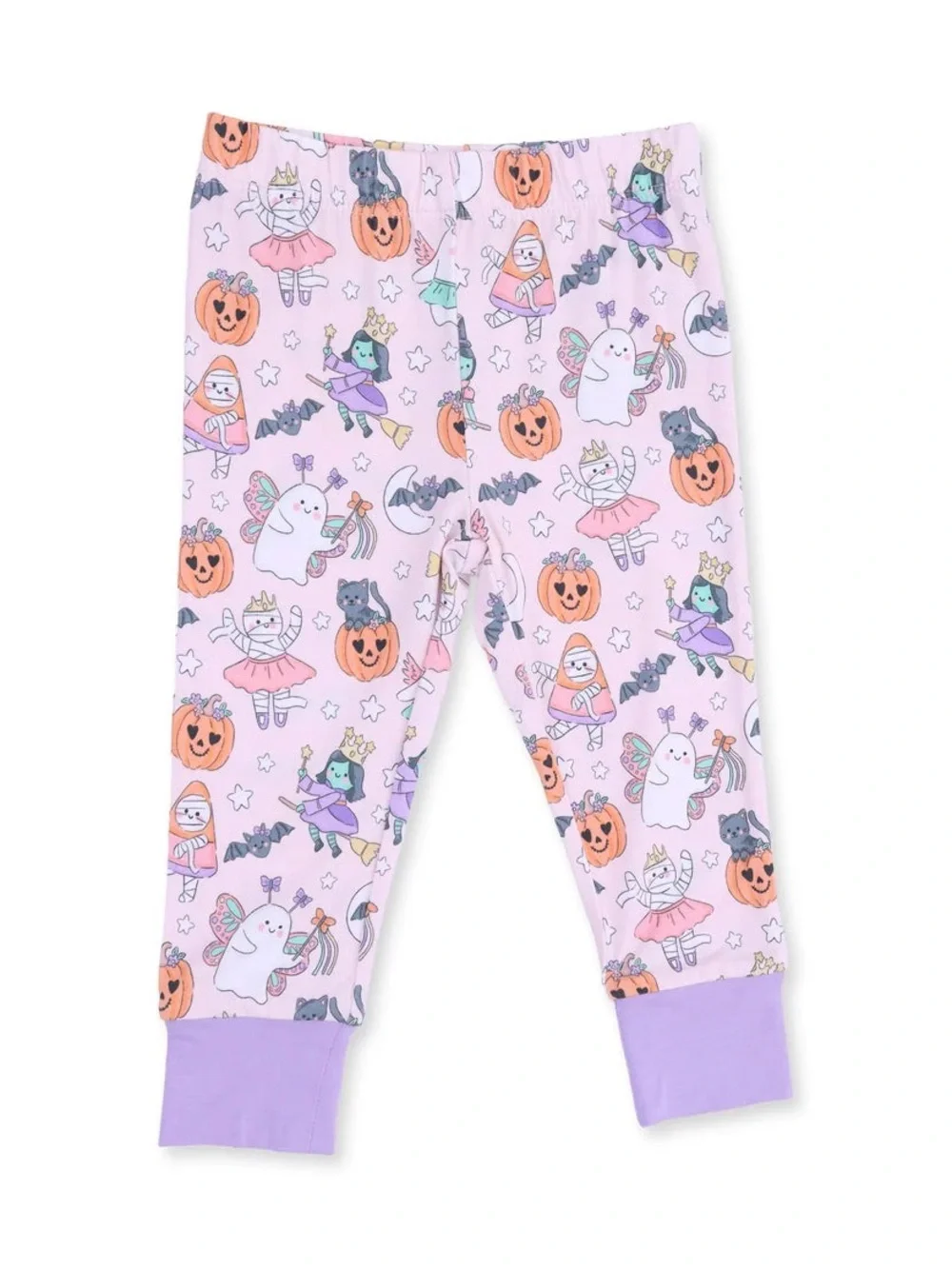 Angel Dear Pink Pumpkin Ghost Halloween Long Sleeve Pajama Set 2T 3-4 5-6 7-8